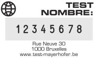 Trodat 5558/PL Professional 4.0 Ziffernstempel