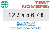 Trodat 5558/PL Professional 4.0 Ziffernstempel